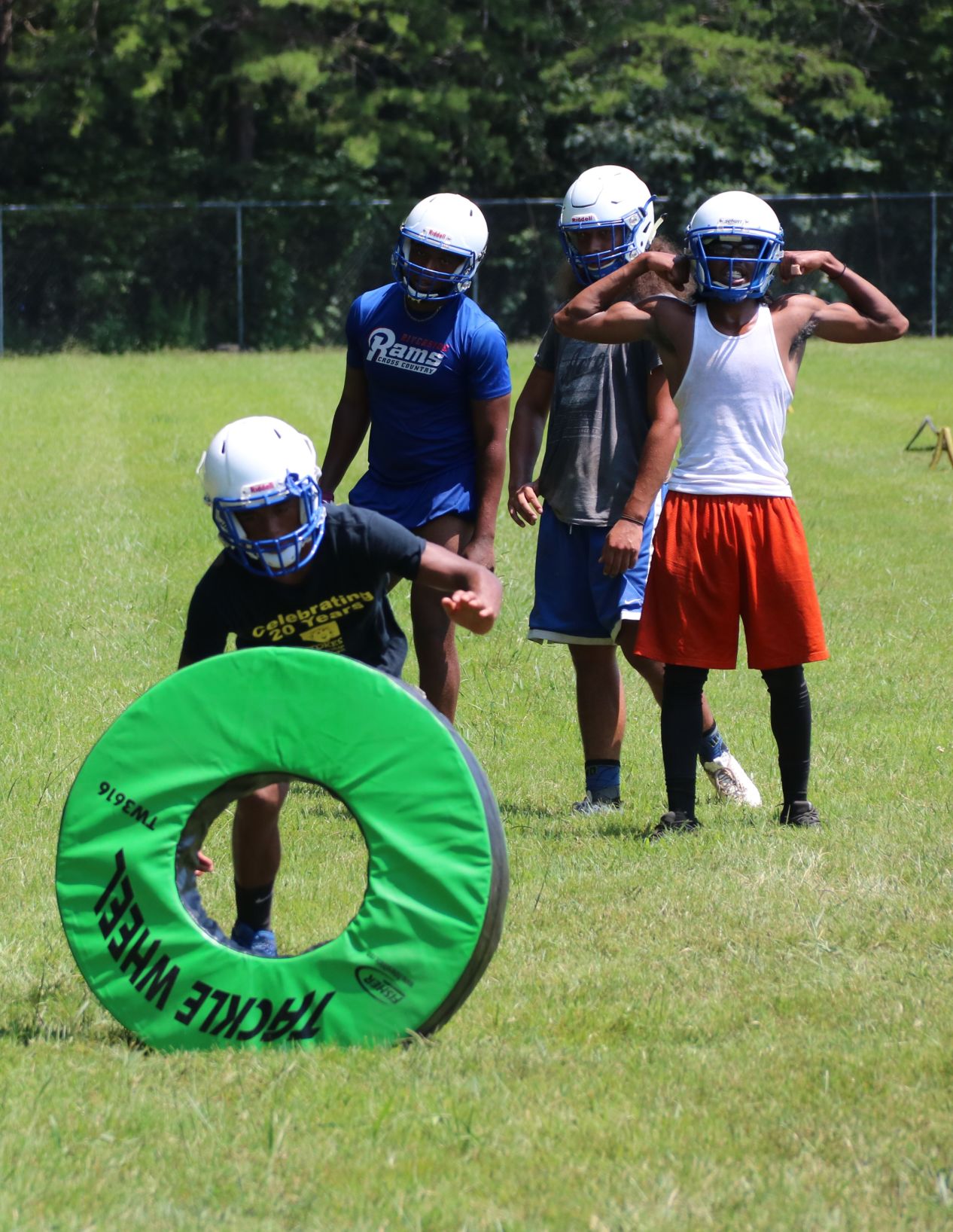 First day of Bassett football practice